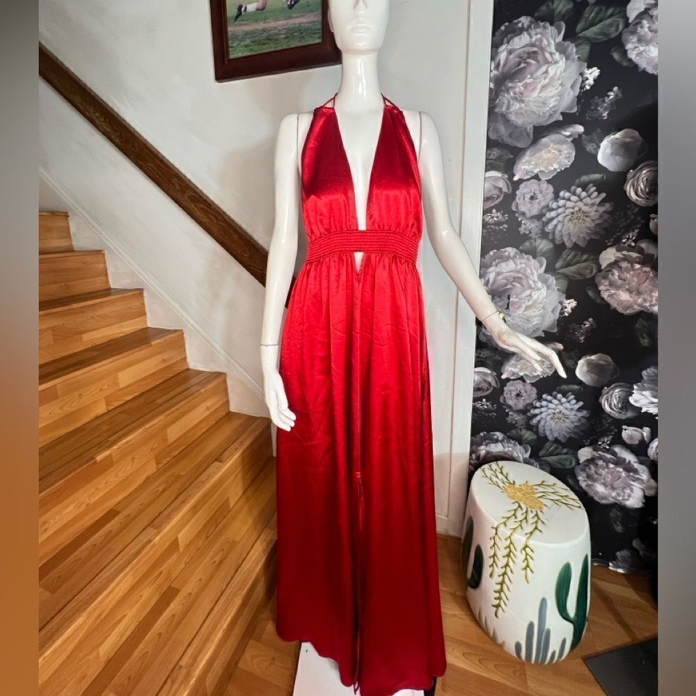 Free People Look Into The Sun Gown/ size L - Picture 6 of 11